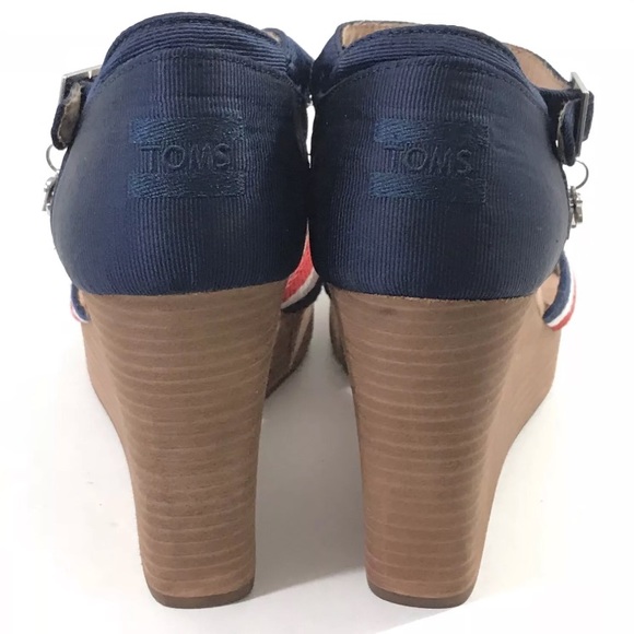 TOMS election collection charms wedge New Sz 12 - Picture 5 of 8